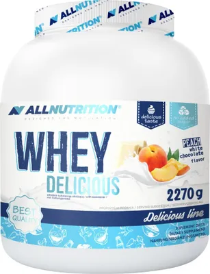 Productafbeelding van AllNutrition | Whey Delicious: Witte chocolade en perzik