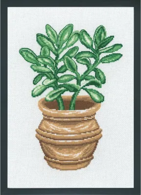 Produktbild von Auslaufmodell Permin Kreuzstich Stickpackung "Paradiesbaum", Zählmuster, 20x29cm, 92-7446