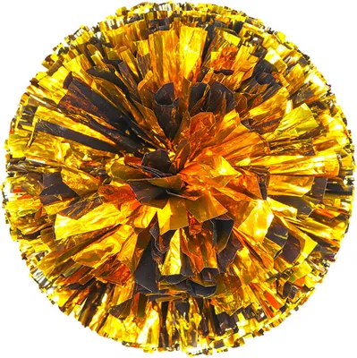 Produktbild von 6 Stück Cheerleading-Pom-Poms Mit Einfach Zu Greifendem Ring, Sport-Tanz-Cheer-Plastik-Pom-Poms Cheerleading Für Sport-Teamgeist-Jubel(Schwarz & Gold)