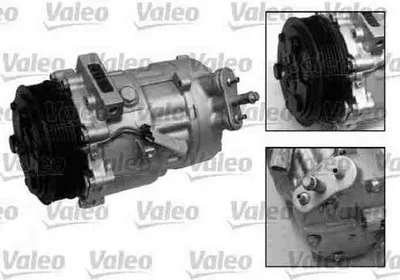 Produktbild von VALEO 699868 7V16 Klimaanlage Klimakompressor PAG 46 R134a für OPEL Vectra C Caravan (Z02) Vectra C Limousine (Z02) Signum CC (Z03) Vectra C CC (Z02)