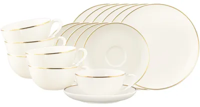Produktbild von Seltmann Weiden Savona Tee-Set 18-teilig Goldlinie