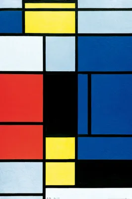 Produktbild von Piet Mondrian Kunstdruck Bild - Tableau No. I, 1921-1925 (120 x 80 cm)