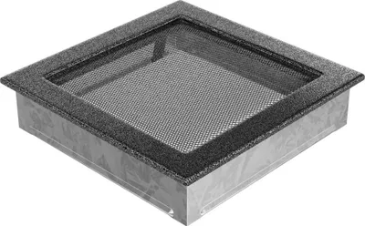 Immagine prodotto di Coperchio di ventilazione 22x22 nero e argento
