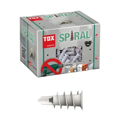 Produktbild von TOX 068 100 231, Schrauben- & Dübelsatz, Kunststoff, Weiß, 4,5 mm, 32 mm, 50 Stück(e)