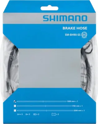Image de Shimano SM-BJ90-SS Durite de frein pour frein à disque hydraulique Tube de frein vélo Set de freins