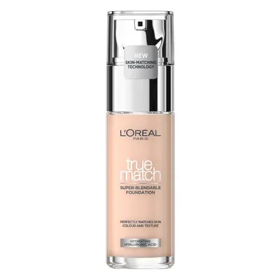 Produktbild von L´Oréal Paris True Match Super-Blendable Foundation Flüssiges Make Up für Einigung des farbigen Hauttones 0.5R/0.5C Porcelain Rose 30 ml