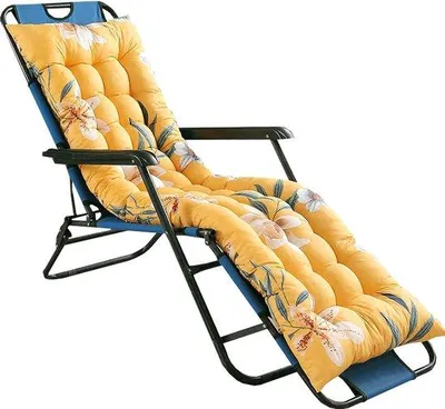 Produktbild von Bequemes Garten-Sitzkissen - 168x53cm - Komfortables Liegesofa - Mit Sicherheitsgurten - Graues Design