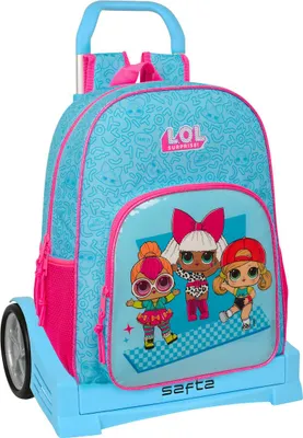 Immagine prodotto di Zaino scuola con rotelle LOL Surprise! Divas Blue 33 x 42 x 14 cm