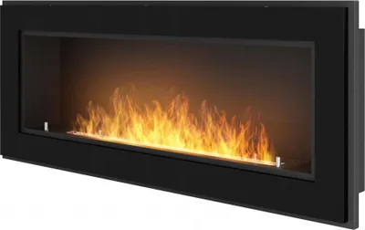 Image de InFire Frame 1200 Foyer à éthanol AMA D Noir sans vitre de protection standard