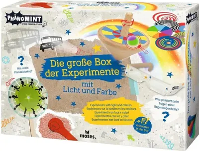 Produktbild von moses PhänoMINT Experimente mit Licht & Farben
