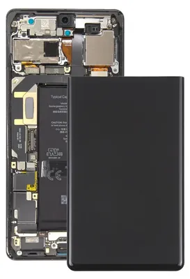 Image de Pièce de rechange pour coque arrière de batterie du Google Pixel 7 Pro noir