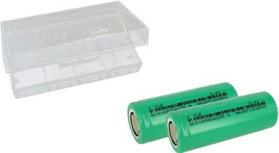 Produktbild von 2 pièces 18500 3.6V 2250mAh cellules de batterie rechargeables tout neuf