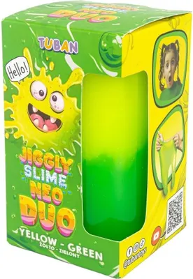 Image de TUBAN Jiggly Slime Neo Duo jaune-vert 430 g TU3810