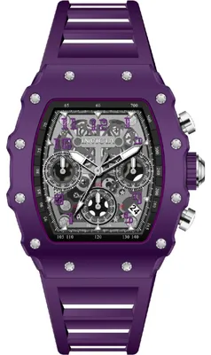 Produktbild von Invicta Racing 69611 Herrenuhr - Quarzwerk - Acryl mit silbernem Zifferblatt - 39 mm