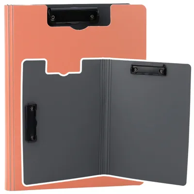 Image de Tableau Avec Couvercle Deux Clips A4 Plastique Rose
