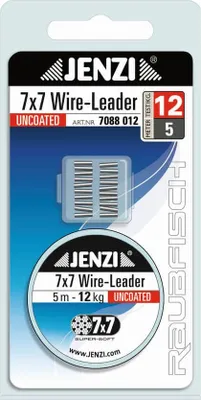 Produktbild von Jenzi Powerflex 7x7 Super-Soft-Stahlvorfach 12kg 5m Spule