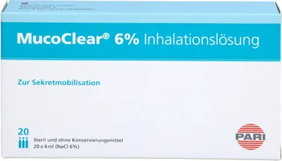 Produktbild von MucoClear 6 % NaCl Inhalationslösung, 20 St. Ampullen