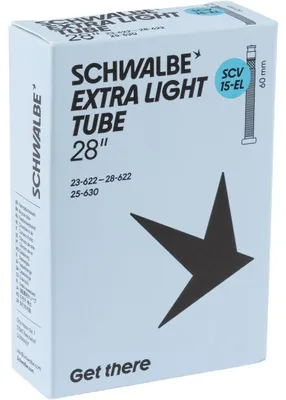 Imagen del producto de Schwalbe SCV15 Xtra L Click, cámara de aire para bicicleta, transparente, 60 mm, 28" / 23-28, transparente