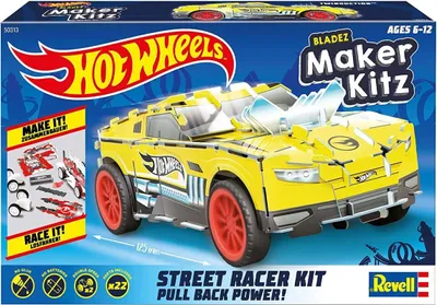 Produktbild von Revell 50313 - Hot Wheels - Blazed Maker Kitz - Twinduction - Bausatz, Spielzeugauto 1:32, Street Racer