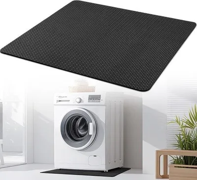 Obrázek produktu pro Protivibrační podložka pro pračku a sušičku, 60 x 60 cm, oboustranná, protiskluzová, voděodolná