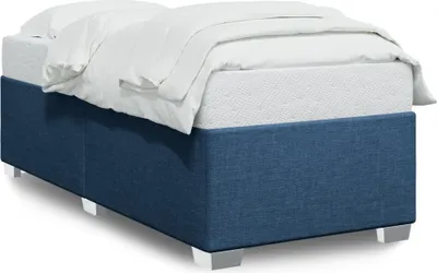 Produktbild von Bettgestell Blau 90x200 cm Stoff, Klassische Betten 2024 Neu