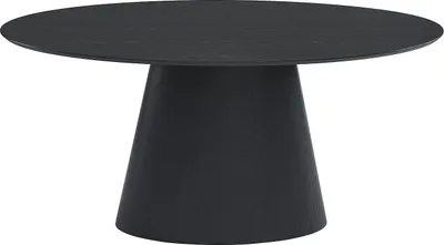 Produktbild von Esstisch für 6 Personen aus MDF - Schwarz - ANTELADA
