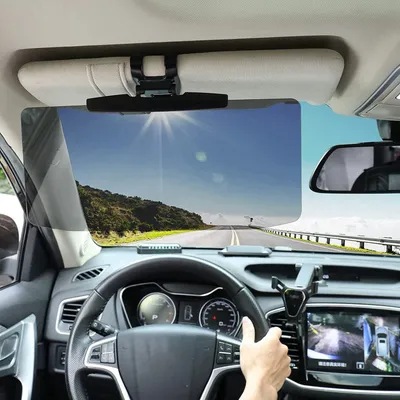 Produktbild von Sonnenschutz für das Auto - UV-Schutz und Verlängerung für alle Lkw - Sonnendimmbar und blendfrei - Für Vordersitze Fahrer oder Beifahrer