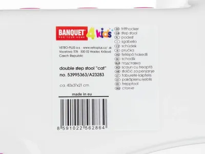 Produktbild von WÄCHTER BANKETT 4kids 4kids Schemel - Zwei schritte CAT 40 x 37 x 21 cm
