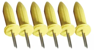 Immagine prodotto di FACKELMANN Maiskolbenhalter 6-tlg., auf SB-Karte, Länge: 65 mm