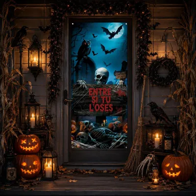 Halloween-Wanddekoration für Wohnzimmer, 1 Stück