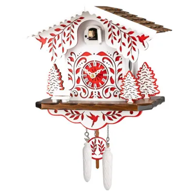 Image de Engstler - 330 Q rot - Horloge murale coucou - Quartz