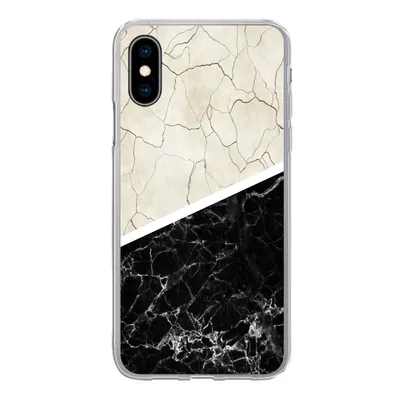 Produktbild von MuchoWow® Handyhülle Schutzhülle Hülle für iPhone X Marmor - Muster - Luxus Silikon Softcase Handy Hülle - Handyhülle