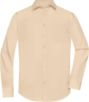 Produktbild von Klassisches Shirt aus pflegeleichtem Mischgewebe stone, Gr. XL