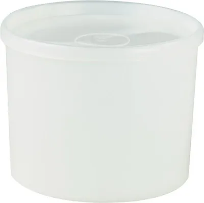 Produktbild von Dose 700 ml mit Stülpdeckel rund natur H88xD114mm