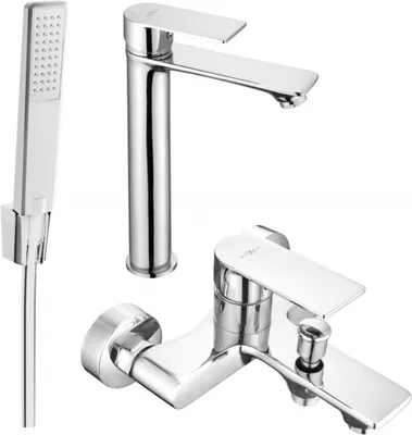 Produktbild von Mexen Royo R72 Badewannenset, Chrom - 72213R72-00