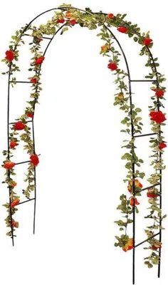 Produktbild von Orange85 Rosenbogen Garten Dekoration 240 x 140 cm Metallrahmen
