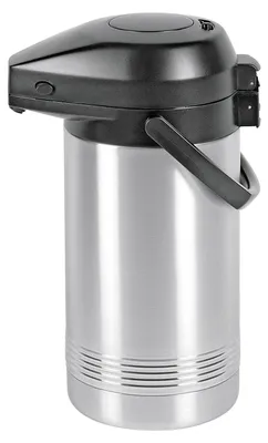 Produktbild von Emsa President Pump-Isolierkanne, Edelstahl/Schwarz, 3 L, 637301600