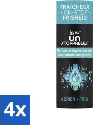 Obrázok produktu pre Lenor Unstoppables – zosilňovač vône – sviežosť – 13 praní – výhodné balenie – 4 kusy