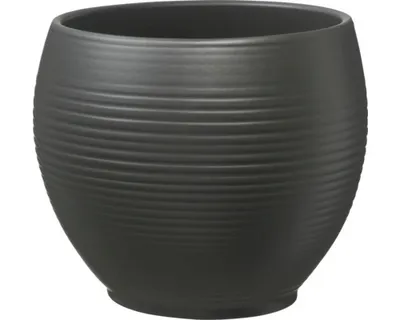 Produktbild von Blumentopf Kugeltopf Soendgen Manacor Keramik matt Ø 22 cm H 18 cm anthrazit