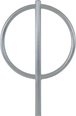 Produktbild von Fahrradanlehnbügel 115 x 76 cm Stahl feuerverzinkt Ø 60 mm zum Einbetonieren Fahrradständer Typ O