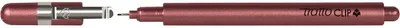 Image de Tratto Clip stylo fin Rouge 12 pièce(s)