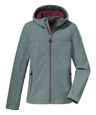 Produktbild von Killtec Softshell Jacke mit Kapuze Kinderjacke, Größe:128, Farbe:aquaverde