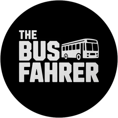 Produktbild von The Busfahrer Logo Magnet mit Flaschenöffner für Omnibusfahrer