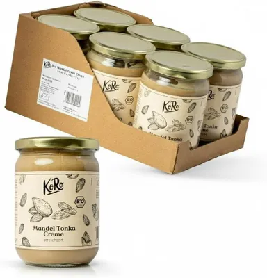 Produktbild von KoRo I  Mandel Tonka Creme 6 x 500 g