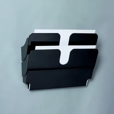 Obrázok produktu pre Držiaky brožúr Durable Flexiplus - 2 / A4 čierne / na šírku