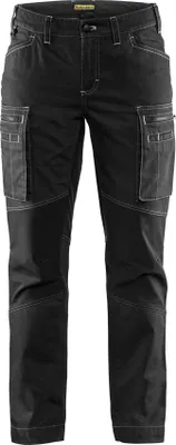 Produktbild von Blakläder Damen Service Bundhose mit Stretch 7159 1142 in zwei Farben, Farbe:schwarz, Größe:48