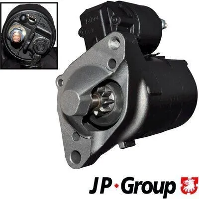 Produktbild von JP GROUP 4390300300 Starter Anlasser 0,7kW für RENAULT Clio III Schrägheck (BR0/1, CR0/1) 12V
