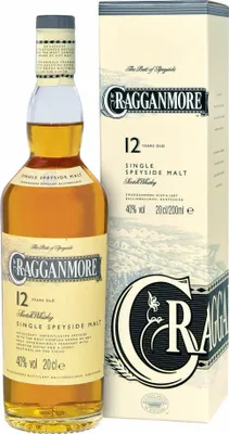 Produktbild von Cragganmore 12 Jahre Speyside Single Malt Scotch Whisky 20 cl
