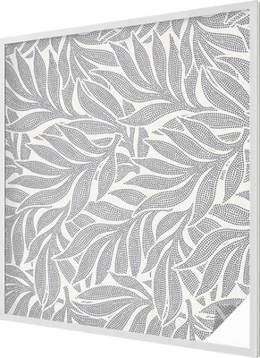 Obrázek produktu pro Vitrážová fólie na okno - 116x100 cm - vitrážový vzor - neprůhledná dekorativní fólie na ochranu soukromí - samolepicí, UV ochrana - padající listy