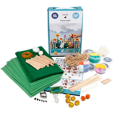 Produktbild von Creativ Company Ostergarten Bastelset Modellier-Set für Ostern